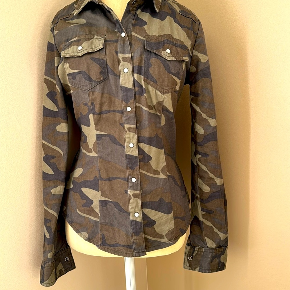Army print shirt